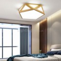 Gold Geometric Flush Mount Acrylic Ceiling Light Bedroom Living Room