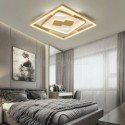 Square Flush Mount Modern Acrylic Ceiling Light Bedroom Living Room