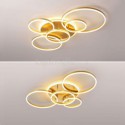 Halo Ring Flush Mount Modern Acrylic Ceiling Light Bedroom Living Room