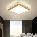 Golden Square Flush Mount Modern Simple Ceiling Light Living Room Bedroom