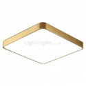 Acrylic Square Flush Mount Minimalist Gold Ceiling Light Bedroom Living Room