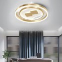 Modern Round Flush Mount Ceiling Light Bedroom Living Room