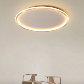 Minimalist Circular Flush Mount Ceiling Light Living Room Hallway