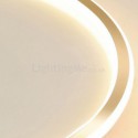 Minimalist Circular Flush Mount Ceiling Light Living Room Hallway