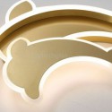 Gold Dolphin Flush Mount Ceiling Light Bedroom Kids Room