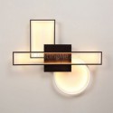 Modern Rectangle Flush Mount Ceiling Light Creative Decoration Light Fixture Living Room Office