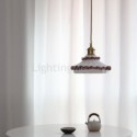Modern Glass Pendant Lamp Single Head Pendant Light Bedroom Living Room