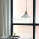 Modern Lace Glass Pendant Light Single Head Pendant Lamp Living Room Bedroom