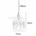 Elegant Glass Pendant Light Single Head Mini Pendant Light Living Room Bedroom