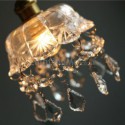 Elegant Glass Pendant Light Single Head Mini Pendant Light Living Room Bedroom