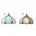 Minimalist Petal Glass Pendant Light Single Head Glass Pendant Lamp Living Room Bedroom