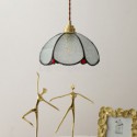 Minimalist Petal Glass Pendant Light Single Head Glass Pendant Lamp Living Room Bedroom