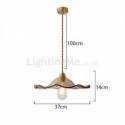 Lotus Leaf Glass Pendant Light Creative Decorative Light Fixture Living Room Bedroom