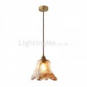 Glass Pendant Light 1 Light Mini Decorative Light Fixture Bedroom Living Room