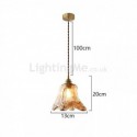 Glass Pendant Light 1 Light Mini Decorative Light Fixture Bedroom Living Room