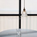 Modern Flower Glass Pendant Light 1 Light Decorative Light Fixture Bedroom Living Room