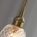 Modern Flower Glass Pendant Light 1 Light Decorative Light Fixture Bedroom Living Room