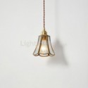 Minimalist Petal Glass Pendant Light Unique Glass Pendant Lamp Bedroom Living Room