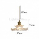 Glass Pendant Light Lotus Glass Pendant Lamp Bedroom Living Room