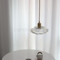 Glass Pendant Light Lotus Glass Pendant Lamp Bedroom Living Room