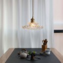 Glass Pendant Light Lotus Glass Pendant Lamp Bedroom Living Room