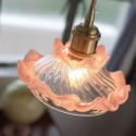 Lotus Glass Pendant Light Glass Pendant Lamp Bedroom Living Room