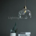Modern Minimalist Glass Pendant Lamp Single Light Pendant Light Bedroom Living Room