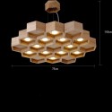 12 Light Wood Modern/ Contemporary Pendant Light