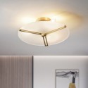 Modern Acrylic Frisbee Ceiling Light Flush Mount Lighting Bedroom Living Room