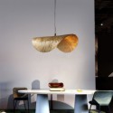 Modern Minimalist Brass Pendant Light Lotus Leaf Pendant Light Living Room Bedroom