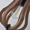 Vintage Style Wood Pendant Light Living Room Kitchen Island Ideas Lighting