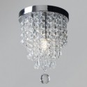 Crystal Flush Mount Modern Crystal Ceiling Light Bedroom Living Room