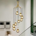 Magic Beans Long Pendant Light Nordic Loft Style Cluster Pendant Light Living Room Office