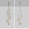 Magic Beans Long Pendant Light Nordic Loft Style Cluster Pendant Light Living Room Office