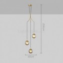 Magic Beans Long Pendant Light Nordic Loft Style Cluster Pendant Light Living Room Office