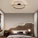 Modern Round Flush Mount Acrylic Ceiling Light Bedroom Living Room