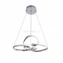 Modern Acrylic Pendant Lamp Heart Twist Light Fixture Bedroom Living Room