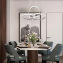Modern Acrylic Pendant Lamp Heart Twist Light Fixture Bedroom Living Room