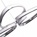 Modern Acrylic Pendant Lamp Heart Twist Light Fixture Bedroom Living Room