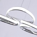 Modern Acrylic Pendant Lamp Heart Twist Light Fixture Bedroom Living Room