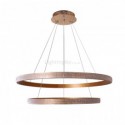 Minimalist Pendant Lamp Acrylic Double Rings Light Fixture Bedroom Living Room