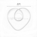 Modern Simple Flush Mount Heart Shaped Ceiling Light Bedroom Living Room