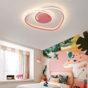 Modern Simple Flush Mount Heart Shaped Ceiling Light Bedroom Living Room