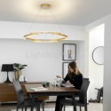 Irregular Ring Pendant Lamp Modern Acrylic Light Fixture Living Room Bedroom