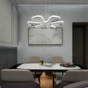 Modern Minimalist Pendant Lamp Acrylic Petal Shaped Light Fixture Bedroom Living Room