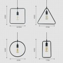 Modern/ Contemporary Metal 1 Light Pendant Light