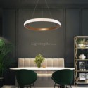 Ring Pendant Lamp Minimalist Acrylic Light Fixture Living Room Study Room