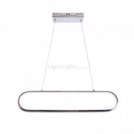 Modern Minimalist Pendant Lamp Acrylic Oval Ring Pendant Light Living Room Office