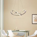 Minimalist Pendant Lamp Unique Acrylic Twist Light Fixture Bedroom Living Room
