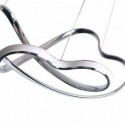Minimalist Pendant Lamp Unique Acrylic Twist Light Fixture Bedroom Living Room